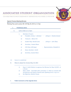 Microsoft Word - ASO Minutes 1.30.15