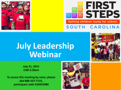 Partnership Webinar 7-21-15
