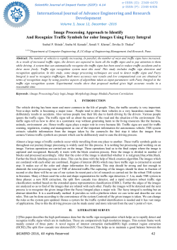 Image Processing Approach to Identify And Recognize