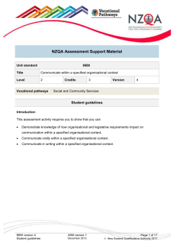9680 Student guidelines