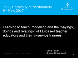BA Education and Training