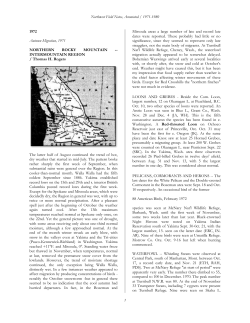 Northwest Field Notes, Annotated / 1971