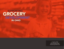 Supporting Grocery Development in Ohio