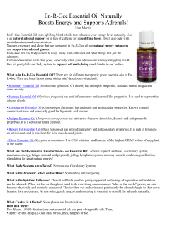 En-R-Gee Essential Oil Naturally Boosts Energy and Supports