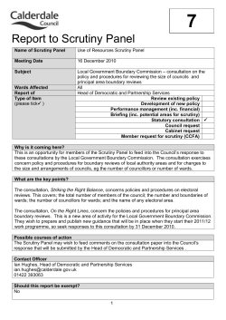 Boundary Commission Consultation [Word