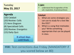 Energy = ATP! - Duplin County Schools