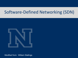 Software Defined Networks