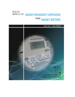 smart meters - California Council on Science and Technology