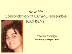 ppt - COSMO model