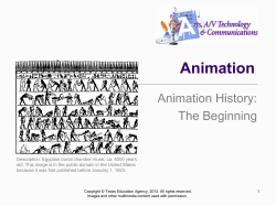 History of Animation