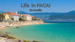 Life In PACA! By Amelie