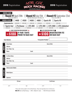 $100 $100 - Nor Cal Rock Racing