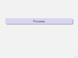 Processes