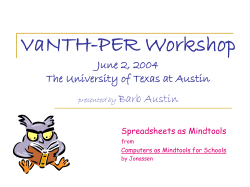 PowerPoint - The University of Texas at Austin