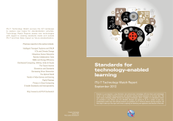 Standards for technology-enabled learning