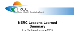 2015 06 June Published LL Summary Part I