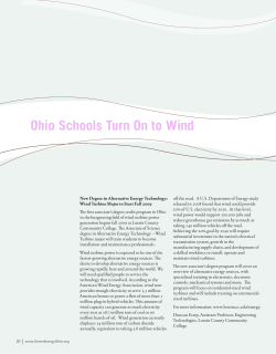 Ohio Schools Turn On to Wind