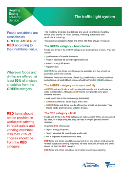 The traffic light system