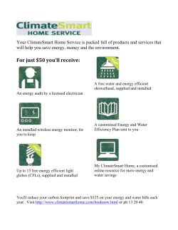 Climate Smart Home Service