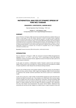 Mathematical Analysis - FACT | Food and Agriculture Cloud