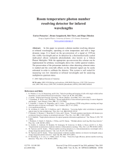 Room temperature photon number resolving