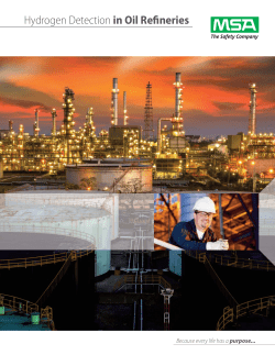 Hydrogen Detection in Oil Refineries