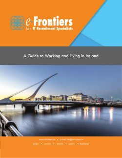 A Guide to Working and Living in Ireland - e