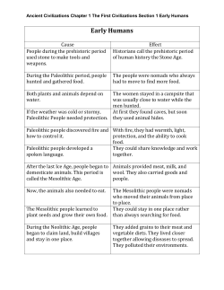 Early Humans