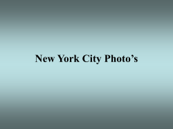 New York City Photo`s 05-07-12
