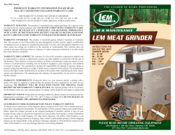 important warranty information please read fill out