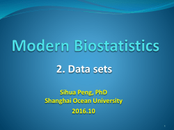 R Packages - Dr. Sihua Peng