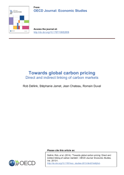 Towards global carbon pricing
