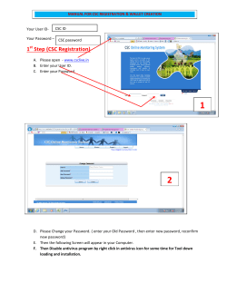 1 Step (CSC Registration)