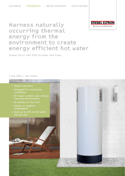 Harness naturally occurring thermal energy from