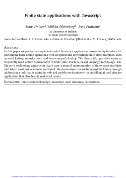Finite state applications with Javascript