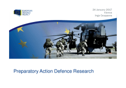 Preparatory Action Defence Research