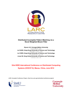 Living Analytics Research Centre: Home