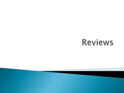 Formal Design Review