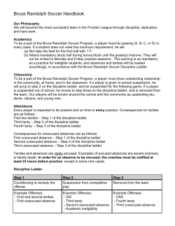 Player Handbook - Bruce Randolph School