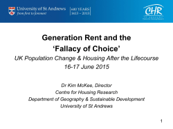 General rent and the fallacy of choice.