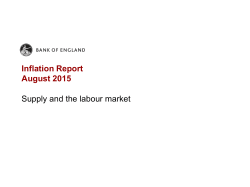 Bank of England Inflation Report August 2015