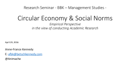 The Circular Economy and Social Norms