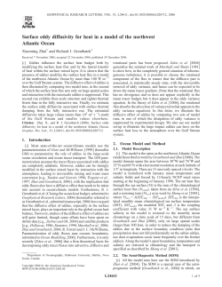 Surface eddy diffusivity for heat in a model of the northwest