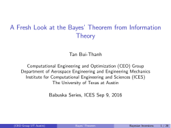 A Fresh Look at the Bayes` Theorem from Information Theory