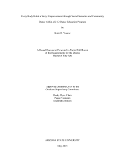 Every Body Holds a Story: Empowerment through Social