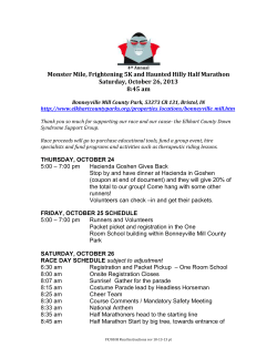 Monster Mile, Frightening 5K and Haunted Hilly Half Marathon