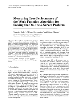 Measuring True Performance of the Work Function Algorithm for
