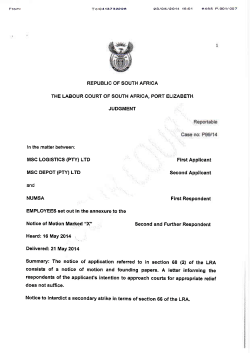 consists of a notice ot motion and foundlng papers