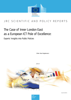 The Case of Inner London East as a European ICT Pole of Excellence: