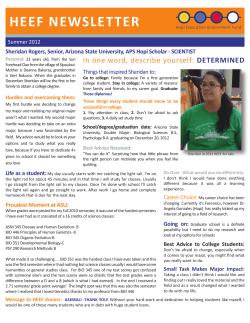 heef newsletter - Hopi Education Endowment Fund